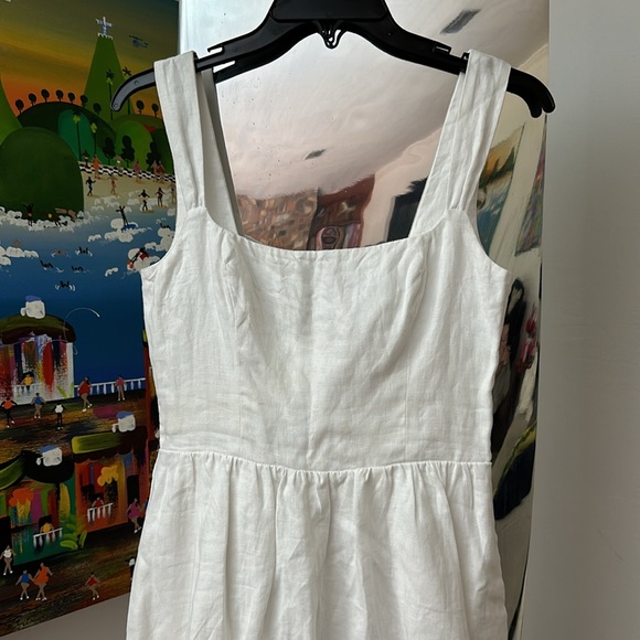 NWOT Reformation Bucatini linen midi dress - Picture 10 of 12